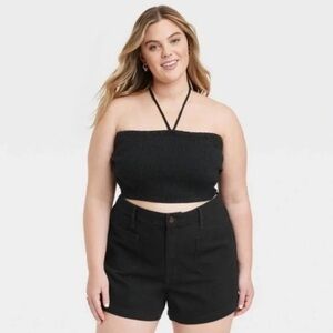 NWT Universal threads crop top halter size 2x